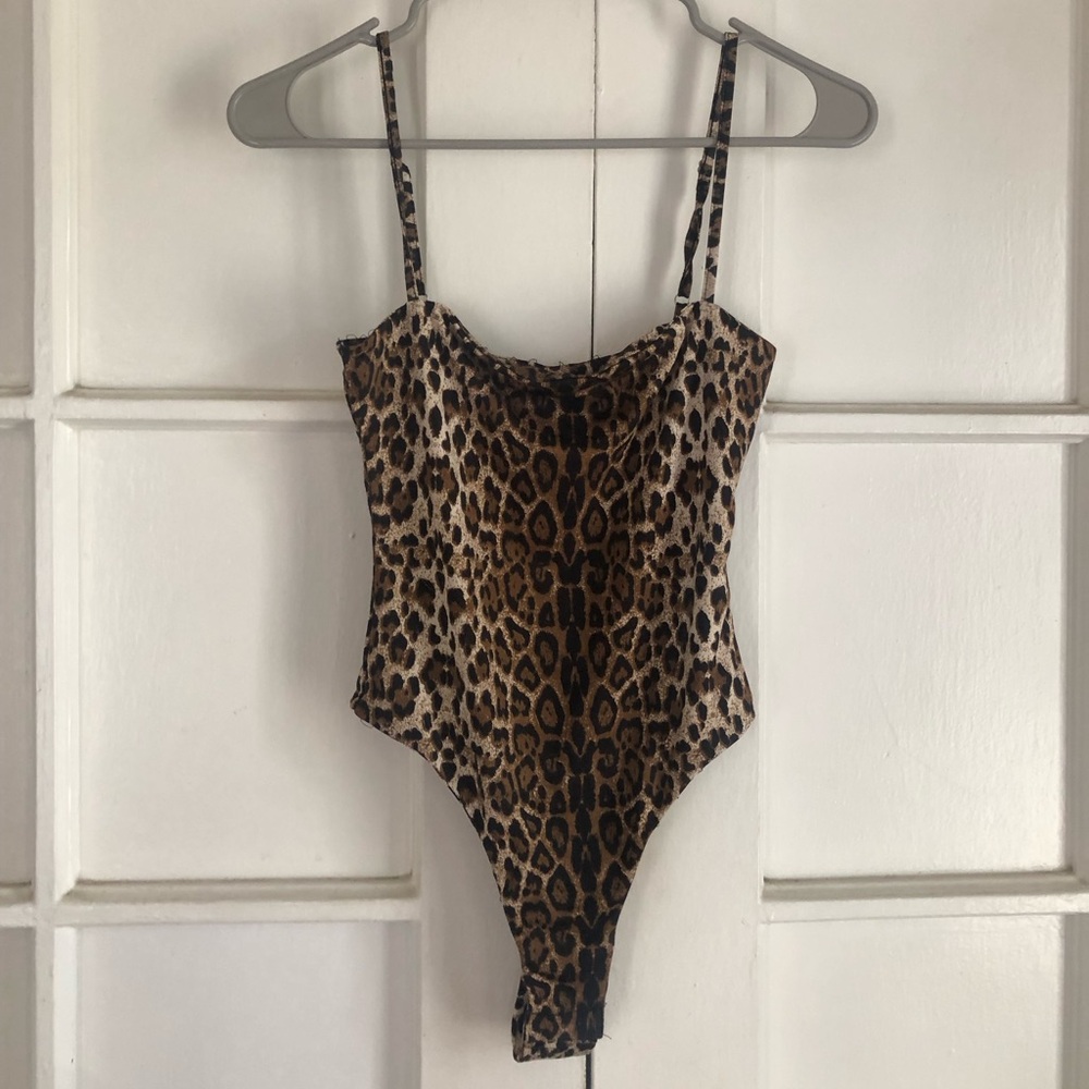 Salty leopard print animal print bodysuit